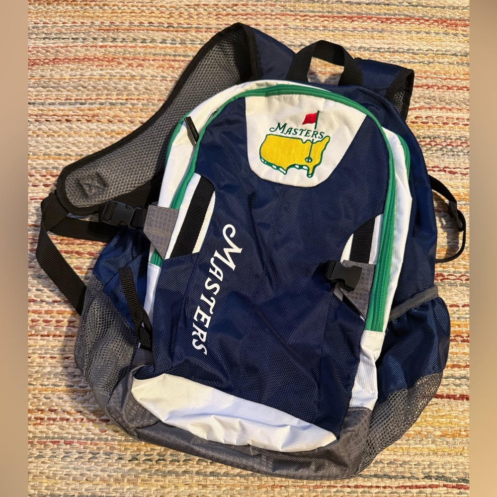 Masters Blue and White Backpack